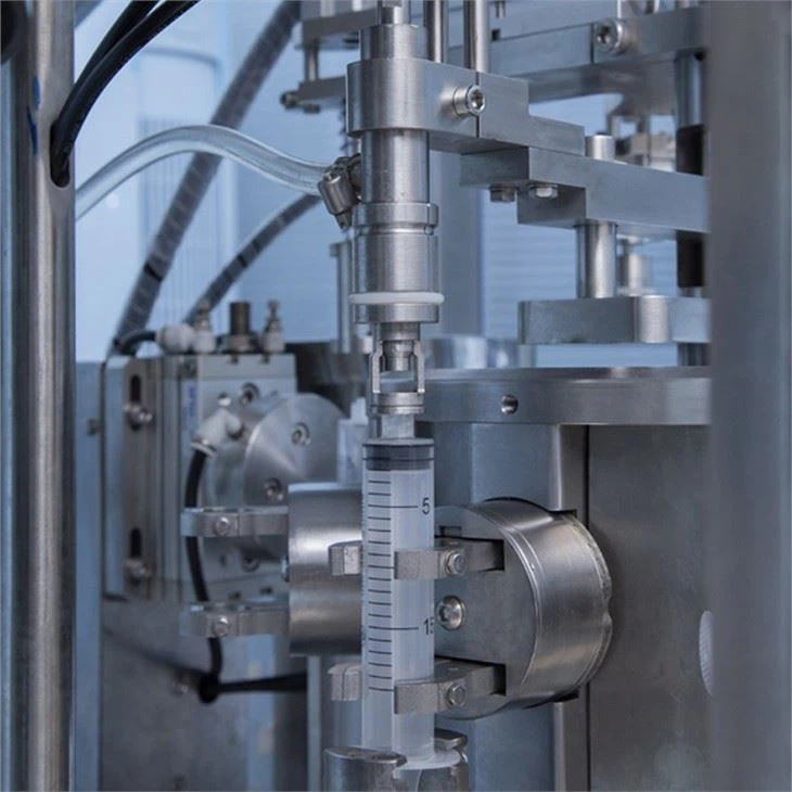 Automatic Plastic Capping Gel Prefilled Syringes Filling Machine
